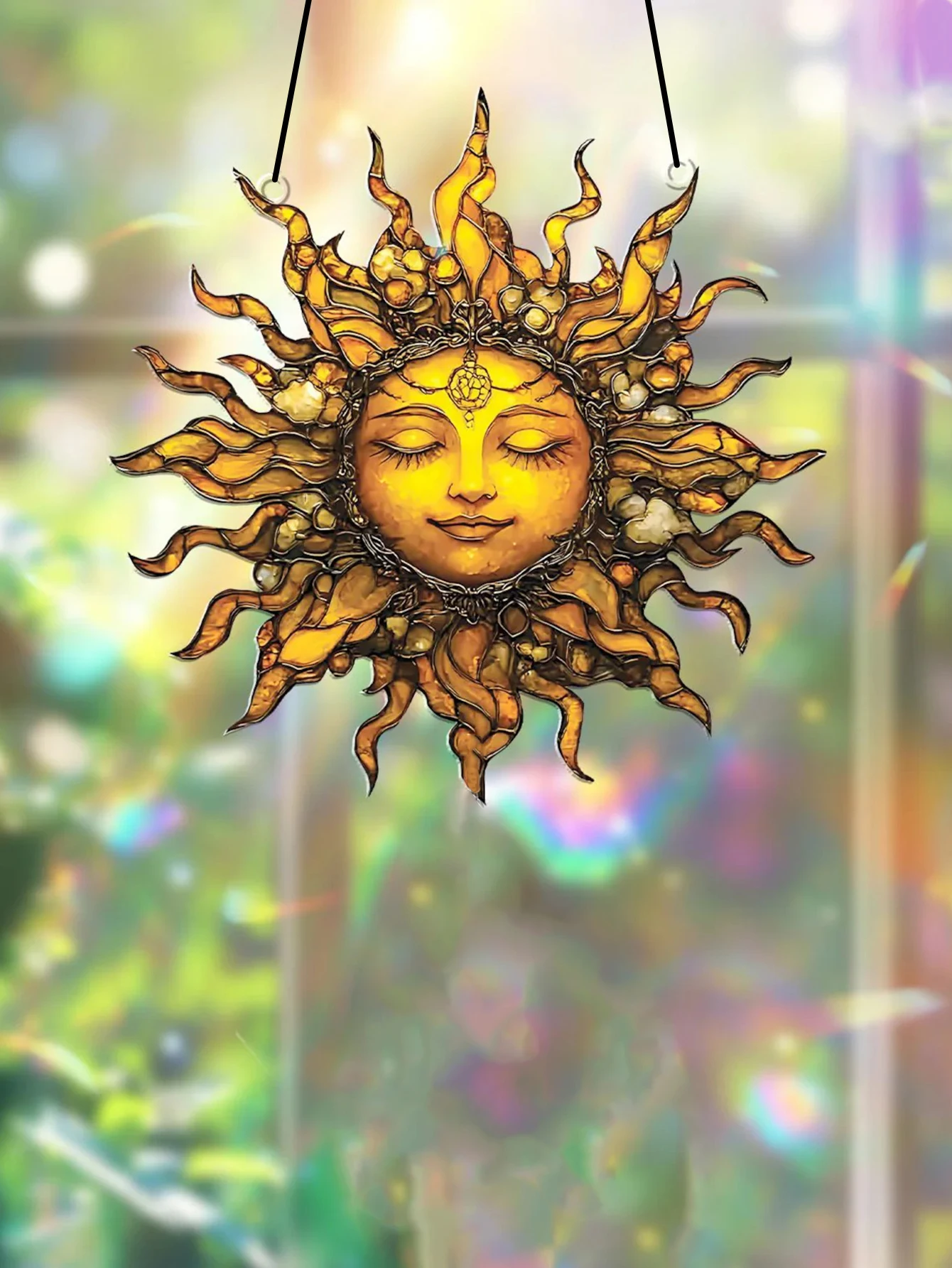 attrape soleil style boho pour chambre à coucher, salon, fenêtre, décorations suspendues au soleil, cadeau unique pour les amateurs d'art de la maison et du jardin
