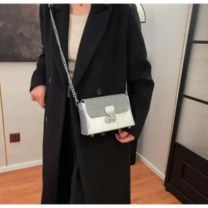Sac à main pour femme en cuir imprimé à pois avec Paris tendance, léger, doux, aspect raffiné au quotidien ​