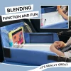 plateau de siège de voyage pour enfants, pour voiture, table de rangement de jouets pour enfants, planche à dessin, plateau de sécurité, support de boissons à manger, activités de voyage sur route