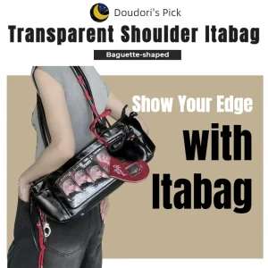 Sac à bandoulière en forme de Baguette, Style Y2K, tendance, matériau Pu brillant, grande capacité, Transparent, affichage simple face Sac à bandoulière en forme de Baguette, Style Y2K, tendance, matériau Pu brillant, grande capacité, Transparent, affichage simple face