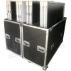 flight case personnalisé pour plate forme de scène, spectacles sur scène