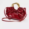 sac à main froncé, pochettes à poignée en métal à la mode, sacs à main pour femmes, sac à bandoulière design de luxe, petits fourre tout pour dames