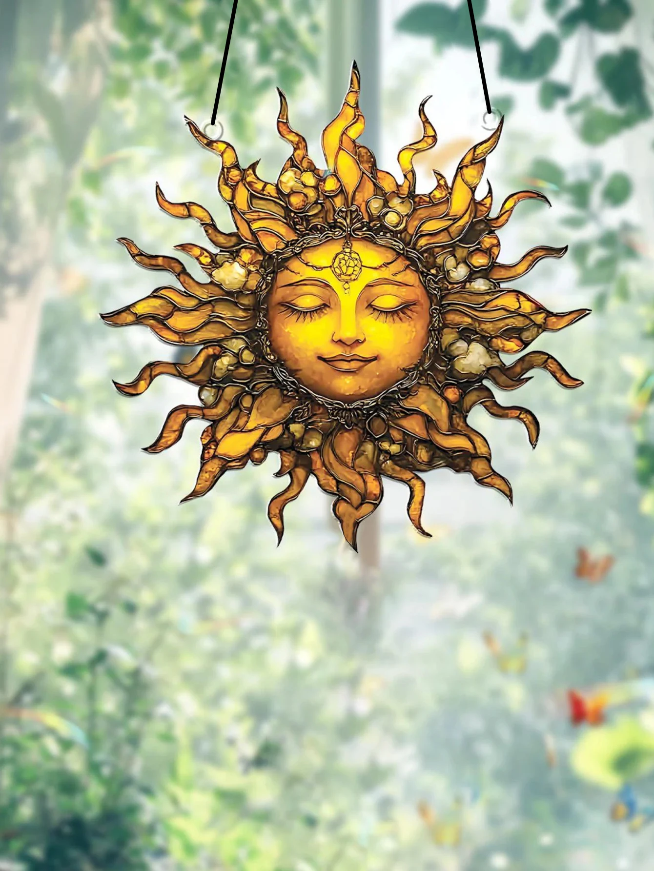 attrape soleil style boho pour chambre à coucher, salon, fenêtre, décorations suspendues au soleil, cadeau unique pour les amateurs d'art de la maison et du jardin