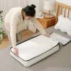 Sac de rangement sous le lit, sac de couette pliable, boîte de rangement de vêtements de garde-robe, organisateur anti-poussière, sac de rangement de couette de grande capacité