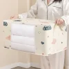 sac de rangement pour vêtements de grande capacité, organisateur avec poignée renforcée, adapté aux couvertures, literie pliable avec fermeture éclair robuste