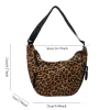 sac à bandoulière imprimé léopard populaire hobo femme sac à bandoulière en nylon léger à la mode guangzhou sac de haute qualité