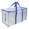 sac de rangement de couette de grande capacité, sac de tri de vêtements de couette transparent, sac d'emballage mobile pour bagages, artefact spécial