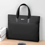 Sac fourre-tout pour ordinateur portable-sac à main de bureau d&rsquo;affaires de grande capacité avec compartiment pour ordinateur portable, porte-documents sac d&rsquo;ordinateur pour hommes d&rsquo;affaires