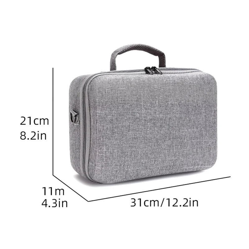btlife pour dji mini 4 pro drone valise de voyage coque rigide sac à bandoulière sac à main de rangement portable