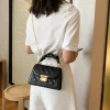 sac à main classique à la mode, petit carré, à bandoulière, pour femme
