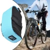 sac de selle de vélo étanche, sac de rangement de tige de selle pliable avec bande réfléchissante, accessoires de vélo