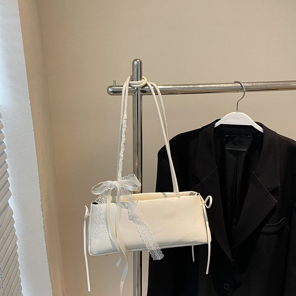 sac à bandoulière en cuir pu pour femmes, pochette en dentelle, sac à bandoulière pour le travail, le shopping et les voyages