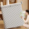sac de rangement de couette non tissé avec fermeture éclair veds, vêtements pliables, bacs de couette, conteneur, grande capacité, sac anti poussière, organiser