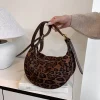 sac hobos à bandoulière polyvalent à la mode, cuir pu, décontracté, sac à bandoulière