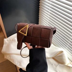 Élégant décontracté minimaliste noir carré sac nouvelle mode sac à bandoulière unique sac à bandoulière Hip Hop Polyester doublure PU matériel