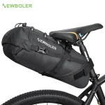 NEWBOLER sac de selle de vélo étanche vtt vélo de route 10L grande capacité sac de cyclisme pliable queue arrière sac coffre accessoires