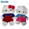 40/60/80 cm grande taille hello kitty en peluche étui en cuir sanrio kawaii peluche poupée dessin animé en peluche jouet étui en cuir oreiller cadeau de vacances
