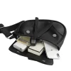 sacs de selle en cuir pu pour hommes, sacs à bandoulière antivol, sacoche de poitrine, sac de taille