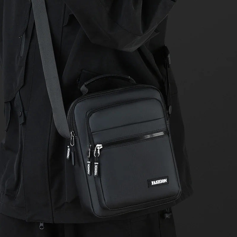 sac à main contemporain pour hommes – sac à bandoulière oxford raffiné avec poches organisationnelles