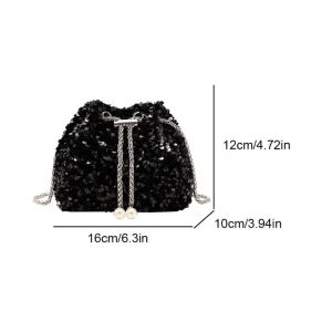 Sac à main polyvalent pour femmes, avec sangle réglable, sac seau à cordon de serrage, sac à bandoulière décontracté de grande capacité