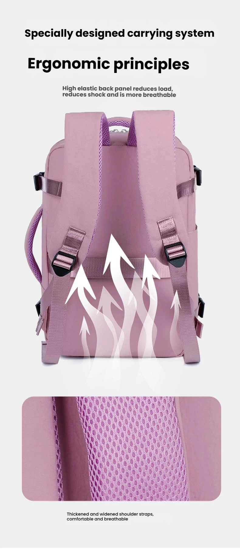 femmes hommes bagages à main sac à dos affaires collège ordinateur portable voyage sac à dos étanche à transporter mochila viaje cabina avion 40x20x26