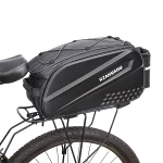 Sacs de vélo grande capacité, sac de transport de vélo, sac à main à bandoulière, panier arrière de vélo, sacoche étanche pour siège de coffre, sacs de selle