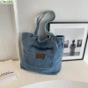 Sac à main en denim de créateur de luxe pour femmes, sac à main pour femmes, pochette Fashionalbe, sac à main vintage simple pour voyage de bureau