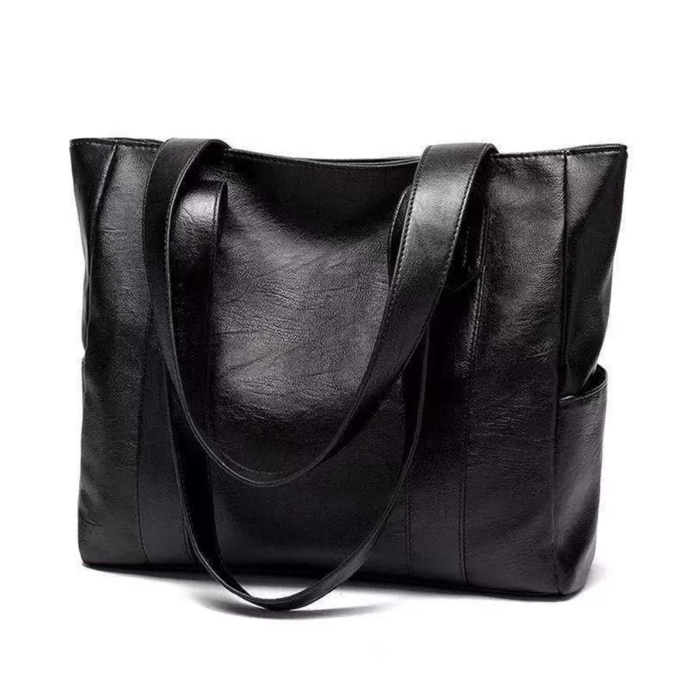 sac fourre tout en cuir pour femme, rich an wanita, besar initié, perempuan