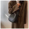 sacs à main vintage pour femmes, sac à bandoulière en cuir pu souple avancé, fourre tout seau de grande capacité, large sangle unique
