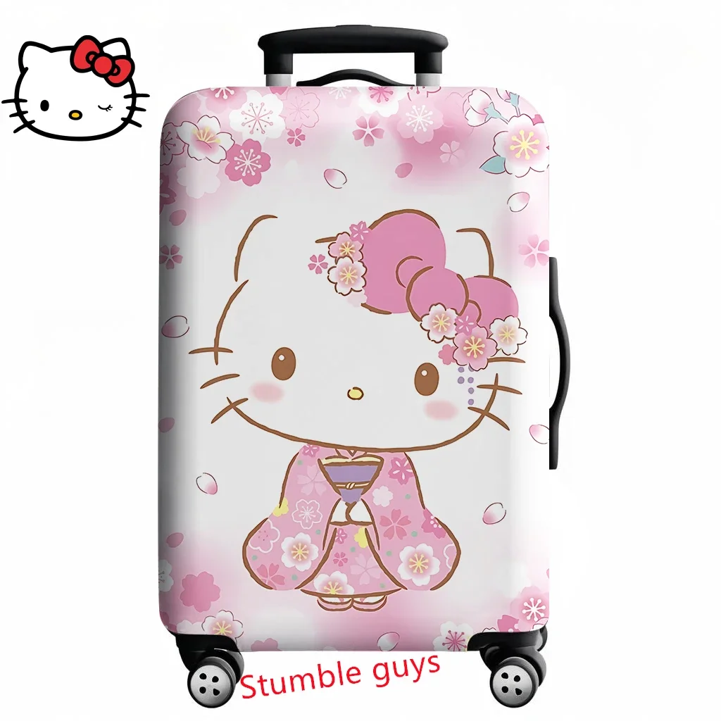 housse de protection pour bagages de voyage demon hunters anime kpop, convient aux valises de 18 à 32 pouces