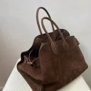 Sac à Main Rétro de Grande Capacité pour Femme, Fourre-Tout, Design de Niche, Haut de Gamme, Cadeau, Nouveauté Automne et Hiver Sac à Main Rétro de Grande Capacité pour Femme, Fourre-Tout, Design de Niche, Haut de Gamme, Cadeau, Nouveauté Automne et Hiver