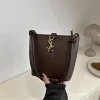sac seau rétro polyvalent pour femmes, haut de gamme, mode automne et hiver, sac à bandoulière design de luxe, nouvelle collection 2025