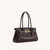 sac baguette à main en cuir véritable pour femme, sac à bandoulière et sous les bras, mallette de niche, automne/hiver 2025