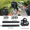 panier avant de vélo 2 en 1, petit chien de compagnie, pochette de transport détachable pour vtt, tube de guidon de cyclisme, sac à bagages pliable suspendu, charge de 5kg