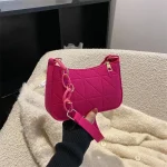 Petit sac à main carré pour femme, sac messager populaire, sac à main décontracté simple et polyvalent, feutre One initié, mode