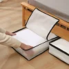 sac de rangement sous le lit, sac de couette pliable, boîte de rangement de vêtements de garde robe, organisateur anti poussière, sac de rangement de couette de grande capacité
