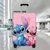 Étui de protection disney stitch 1 pièce, étui de protection pour valise, design de dessin animé, adapté à la valise de voyage, accessoires durables