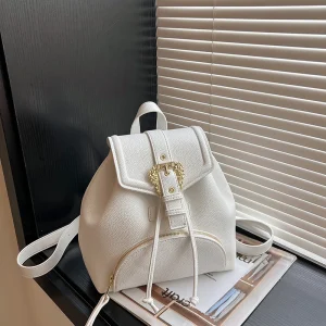 Sac à bandoulière design chic pour femme – Fourre-tout en cuir d&rsquo;inspiration vintage avec torsion moderne et fermeture à glissière sécurisée