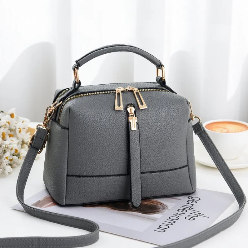 sac à main à bandoulière élégant en cuir pour femmes, sac de luxe haut de gamme de styliste célèbre, finition 