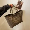 sac fourre tout grande capacité pour femme, design simple et décontracté, version coréenne, peut être utilisé comme sac à bandoulière, travail commconsulto