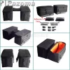 sacoche de style club pour harley sportster dyna softail café racer moto sac de rangement de bagages latéral arrière paquet d'outils de selle de moto