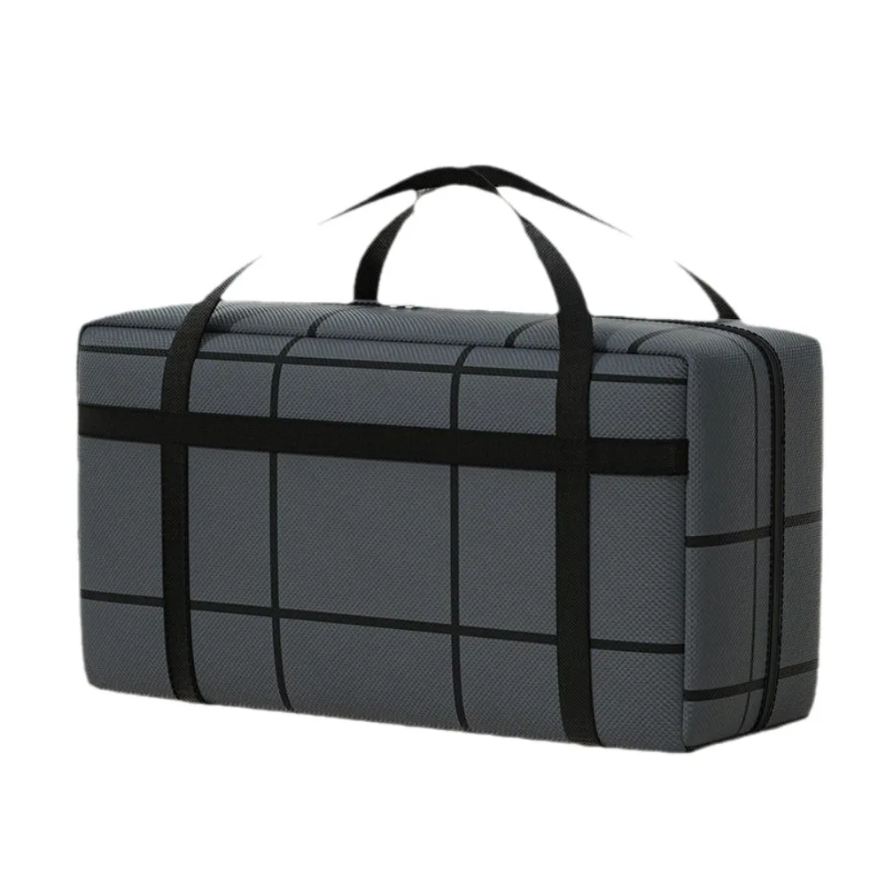 Sac de rangement pour vêtements épais, sac polochon de grande capacité à Double fermeture éclair, poignée renforcée, sac de rangement pour couette pliante, Camping Sac de rangement pour vêtements épais, sac polochon de grande capacité à Double fermeture éclair, poignée renforcée, sac de rangement pour couette pliante, Camping