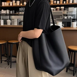 Sac fourre-tout Simple pour femmes, sacoche à bandoulière à la mode, Shopping en plein air, rangement de grande capacité, sac de Shopping, sacs à main seau Sac fourre-tout Simple pour femmes, sacoche à bandoulière à la mode, Shopping en plein air, rangement de grande capacité, sac de Shopping, sacs à main seau