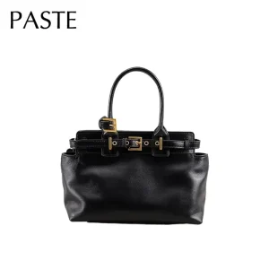 Sac à main en cuir de vachette brillant haut de gamme pour femme, sac à main de loisirs, sac initié en peau de vachette commpiedmont, fourre-tout Kakhi Office Ladies, avertir l’huile, nouveau, 2025 Sac à main en cuir de vachette brillant haut de gamme pour femme, sac à main de loisirs, sac initié en peau de vachette commpiedmont, fourre-tout Kakhi Office Ladies, avertir l’huile, nouveau, 2025