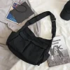 sacs de messager d'école pour femmes pour femmes épaule dames sac à main de créateur solide grande capacité décontracté toile épaule femme sacs