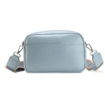 Petit sac carré en Faux cuir pour femmes, sacs à bandoulière tendance 2025, bleu noir rouge marron blanc rose gris vert, nouveau