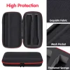 sac pour microphone sans fil de grande capacité, étui pour micro avec éponge, sac de rangement à main, valise de voyage, accessoires pour microphone portables
