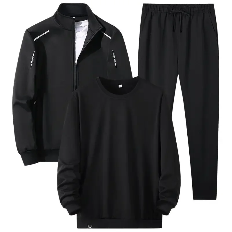8xl hommes survêtements unisexe jogging costume marque de mode 3 pièces ensemble survêtement hommes printemps automne mode sweats à capuche pantalons de survêtement