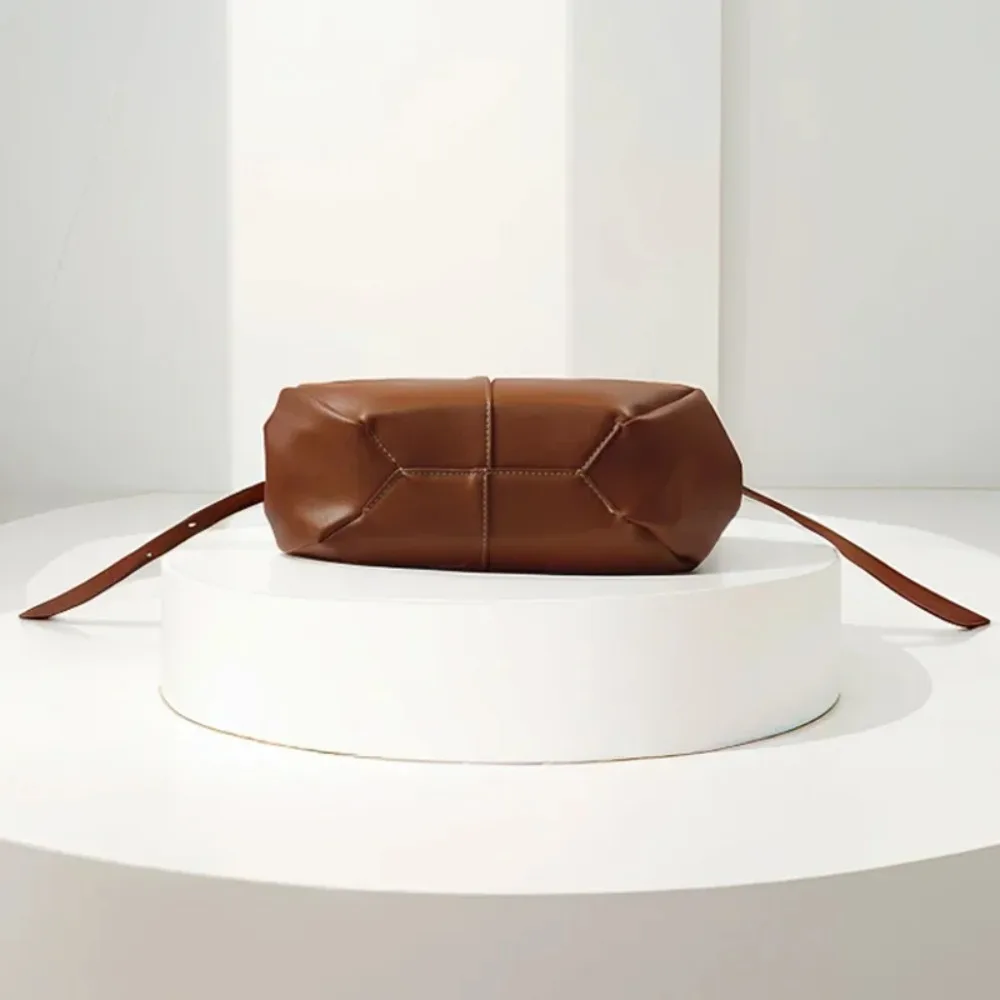 sac À main grande capacité style classique Élégant vintage sac À bandoulière forme seau sous accoudoirs polyvalent tendance sac