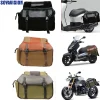 sacoche de moto sacs à bagages touring moto sac de selle toile sac de rangement pour honda shadow pour suzuki dr 650 pochette à outils